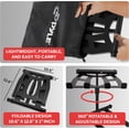 thumbnail image 4 of Dual Laptop Stand - Portable &amp; Adjustable Computer Stand  Standing Table with Adjustable Height  Ergonomic Design &amp; -Slip Prongs for DJ Mixer  Sound Equipment  Workstation  Gaming, 4 of 8