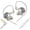 Silver, variant on KZ ZS12 PRO X in Ear IEM Headphones,1DD+5BA Hybrid Wired Gaming Earbuds,KZ Earbuds Earphones, in Ear Headphones with 2PIN for Audiophile (Dark Black, with Microphone)