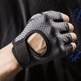 thumbnail image 3 of Guantes de entrenamiento con soporte para muñeca para mujeres y hombres, guantes de levantamiento de pesas, guantes de gimnasio sin dedos para ciclismo, entrenamiento, flexiones M, 3 of 5
