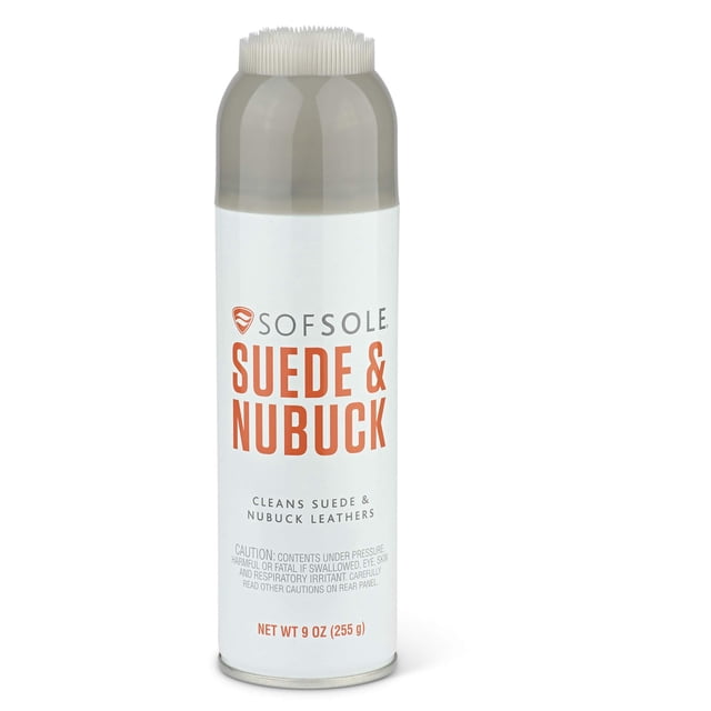 Limpiador de Zapatos de Gamuza y Cuero Nobuk Sof Sole, 255 ml
