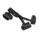 thumbnail image 3 of Cable de extensión plano OBD2 de 16 pines, divisor hembra de 1 a 2, herramienta de diagnóstico de coche Universal Jadeshay A, 3 of 8