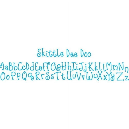 Sizzix Sizzlits Decorative Strip Die 12.625"X2.375"-Skittle Dee Do Alphabet