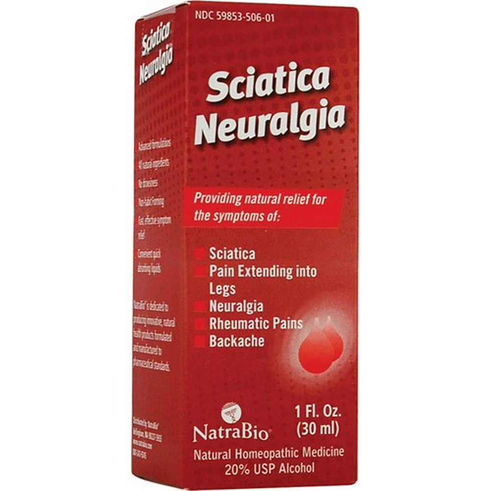 NatraBio Sciatica Neuralgia 1 fl oz