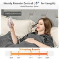 thumbnail image 4 of Costway Heated Blanket Electric Throw w/5 Heating Levels 10 Hours Auto-Off 84" x 62", 4 of 10