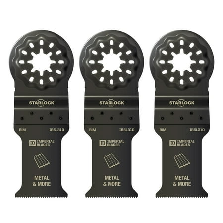 

Imperial Blades Starlock 1-3/16 Standard Thin Metal Blade 3Pc