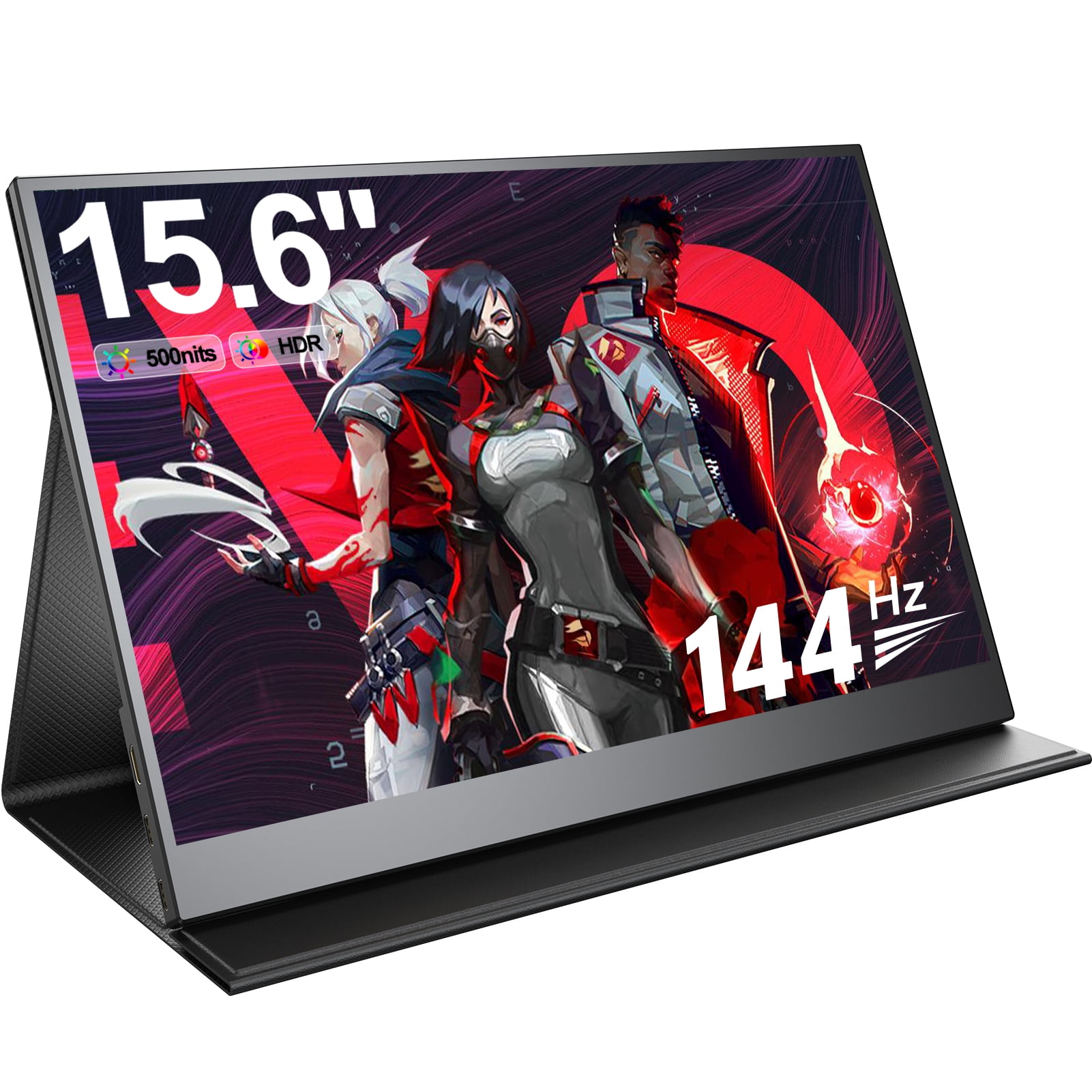 lære Ingen peddling UPERFECT 15.6" Portable Monitor 144HZ, FHD 1080P HDR FreeSync IPS Second  External Screen HDMI USB-C Gaming Monitor For Laptop PC Xbox PS4/5 Phone -  Walmart.com