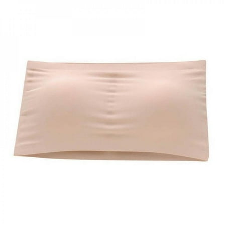 

Fashion Ladies Women Comfort Strapless Deportes Bandeau Crop Top Bra Boob Tubes Black White Nude