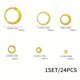 thumbnail image 4 of 24pcs, Round Mirror Wall Sticker, Removable Self-adhesive Mirror Sticker, Plastic Wall Sticker, Wall Art Sticker, Home Decor Bedroom Accessories Room Decoration, 4 of 5