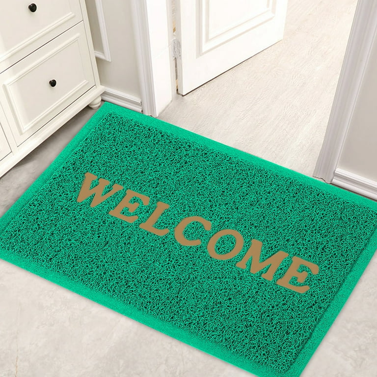 Private Jungle 23.5 x 15.5 Striped Outdoor Indoor Welcome Mat