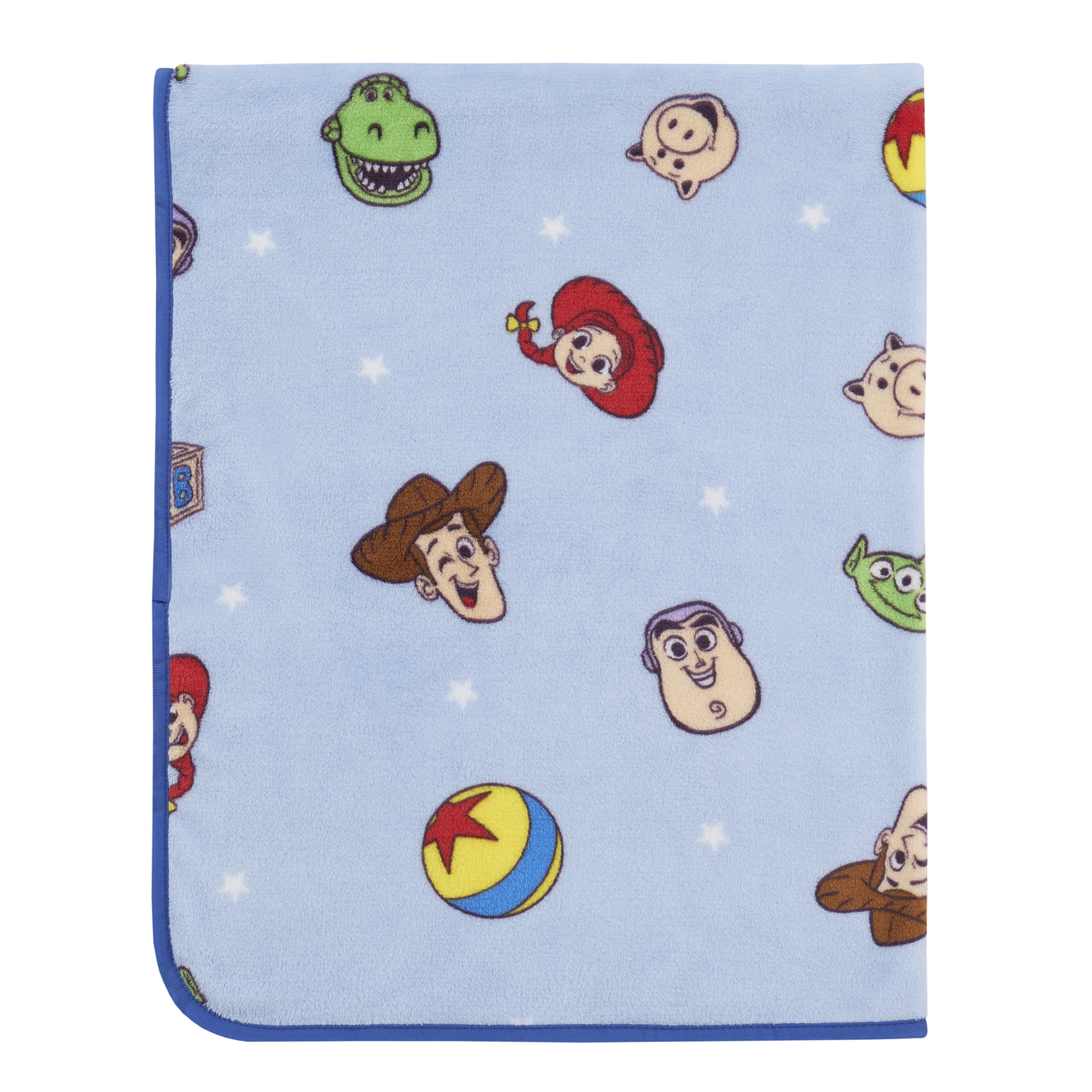 Disney Toy Story Toddler Blanket, Blue, 40"x50", Boy or Girl