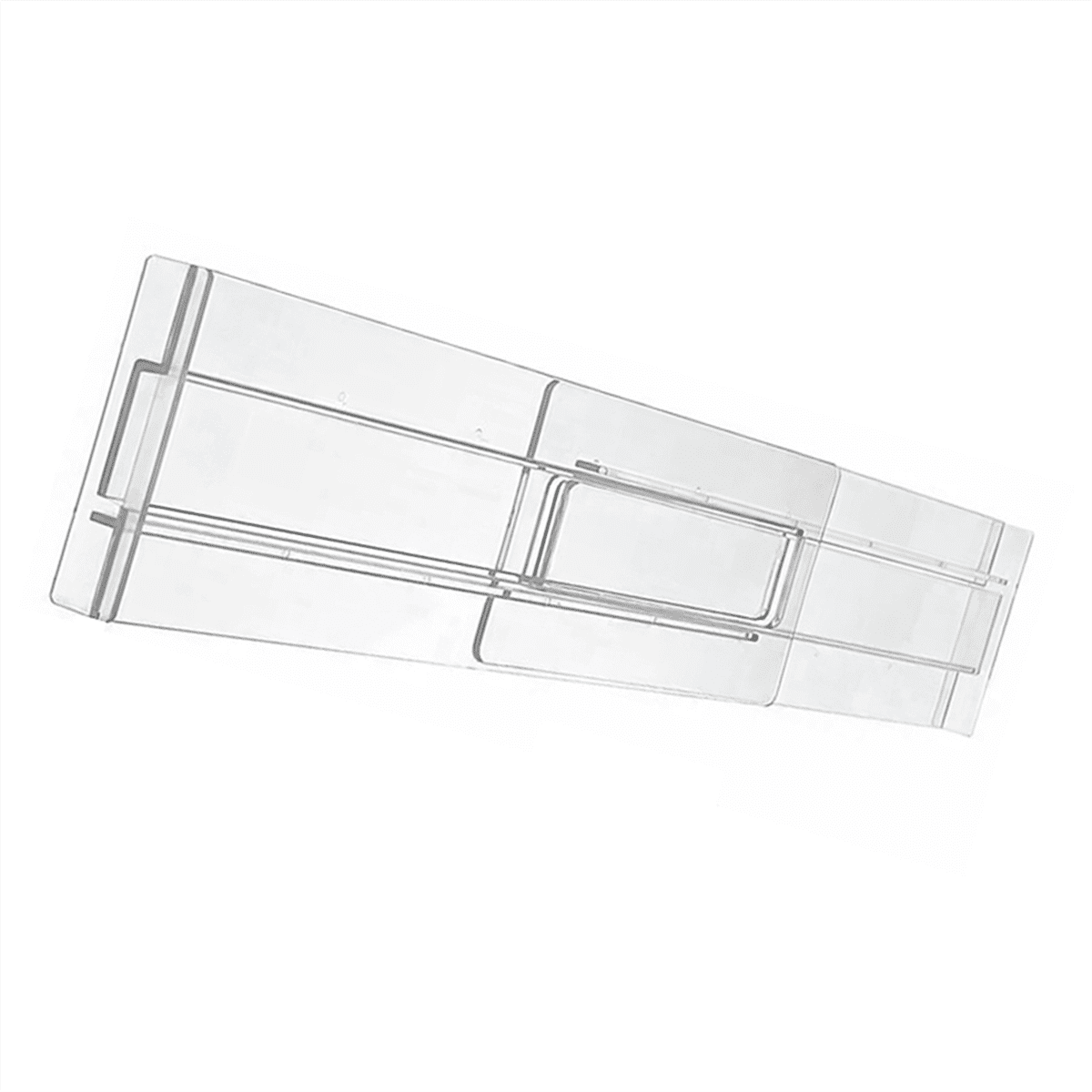 Drawer Dividers 8 Pack, Adjustable Drawer Organizer, Clear Plastic