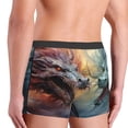 thumbnail image 4 of Bingfone White And Red Storm Dragon Men's Underwear - Casual Stretch Boxer Briefs-XX-Large, 4 of 7