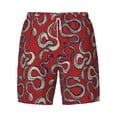 thumbnail image 4 of Lsque Mens Swim Trunks Snake Pattern - Bathing Suit Compression Liner - Beach Swim Shorts Swimwear - (S-3XL) - Stretch Quick Dry -3X-Large, 4 of 9