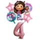 thumbnail image 5 of Conjunto de globos de aluminio de látex para niños, decoración de fiesta de cumpleaños, número de casa de muñecas, 6 piezas（1 32 pulgadas, 5 of 5