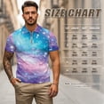 thumbnail image 6 of Aplkyhs Pink Galaxy Matching Couple Tennis Shirts Quarter Zip Matching Golf Shirts for Couple Mens Shirts Casual for Golf,Tennis,Hiking,Running,Gym Moisture Wicking, 6 of 6