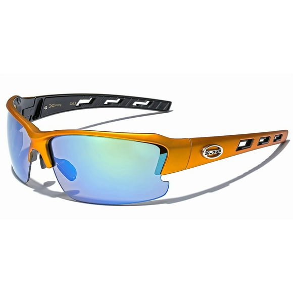 X LOOP Oversized Large Mens Sport Sunglasses - Trendy Running Sunglasses for Men - Men's Athletic Glasses with UV400 Protective Lenses - Comfortable Bike Sunglasses for Outdoor Activities and Work