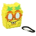 thumbnail image 3 of SpongeBob Pineapple Glasses AirPod Case with Carabiner Hook, 3 of 4