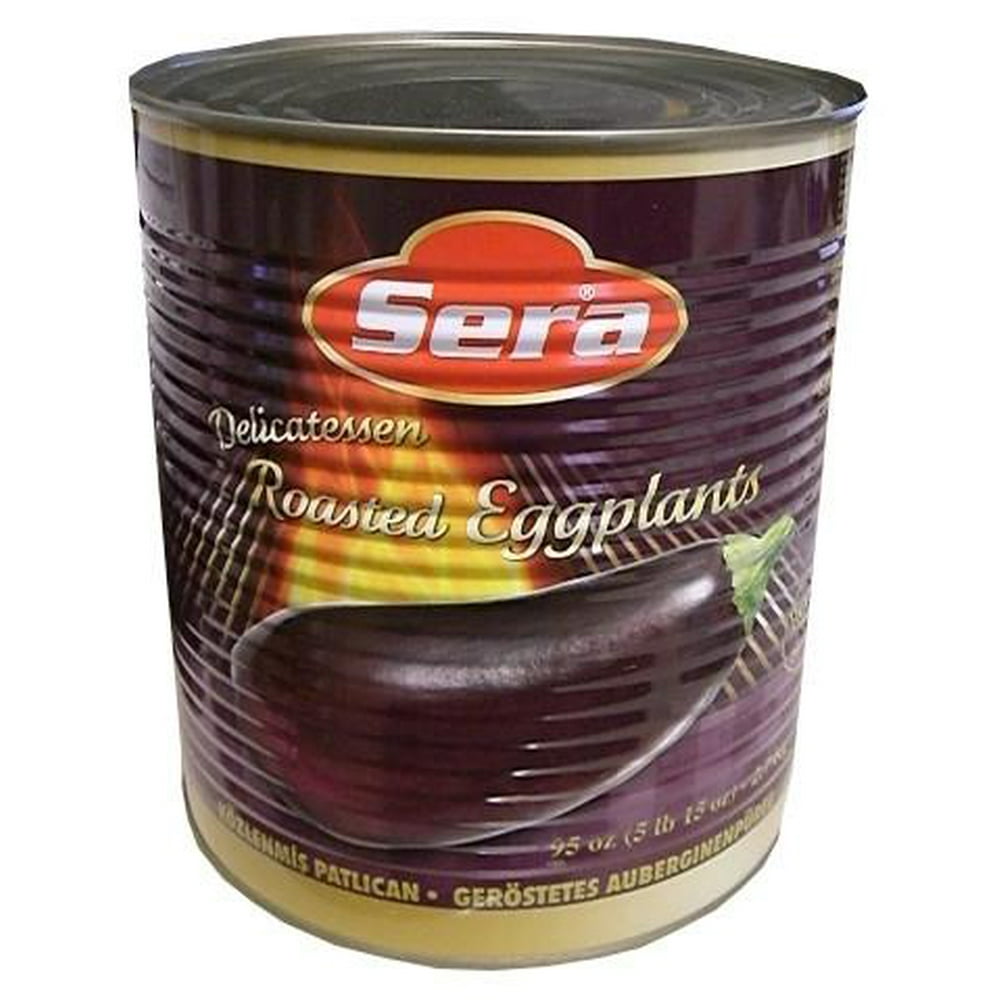 Roasted Eggplants, Delicatessen (Sera) 95 oz (5 lb 15 oz) Can Walmart
