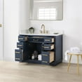 thumbnail image 3 of Gavino 48" Wood Vanity in Royal Blue with Composite Stone Top no Mirror, 3 of 16
