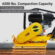 Towallmark 7HP, 4200 Lbs, Gas Engine, 212cc, Gas, 22.1 x 15.9 Inch Plate Compactors, 5600 VPM