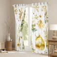 thumbnail image 3 of Homewish Gold Christmas Ball Curtains Pack of 2 (42x84 Each),Chiv Xmas Tree Curtains Blackout,Happy New Year Bedroom Curtains For Teens,Microfiber Bedroom Decor, 3 of 6