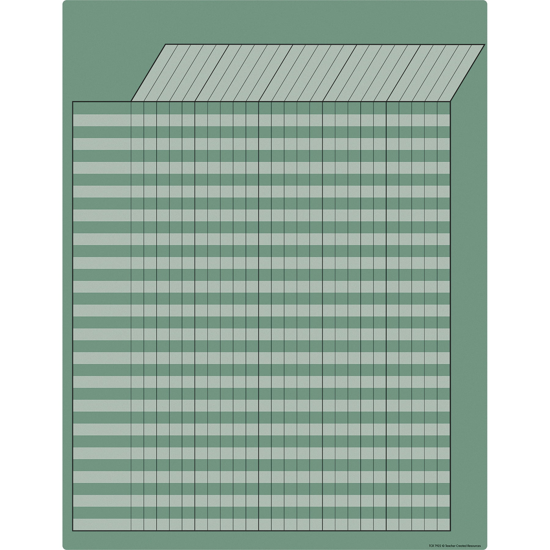 Teacher Created Resources Eucalyptus Green Incentive Write-On/Wipe-Off Chart, Pack of 6
