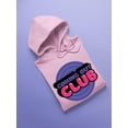 thumbnail image 3 of Coming Out Club Bubblegum Stamp Hoodie Women -Smartprints Designs, Female x-Large, 3 of 4
