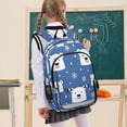 thumbnail image 7 of FORMRS Unisex School Backpack 17" Student Travel Bag with Laptop Compartment, White Polar Bear, 7 of 7