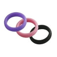 thumbnail image 3 of 3pcs Silicone Rings Active Gym Fashion Rings for Women(Size 7), 3 of 8