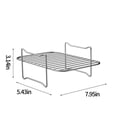 thumbnail image 3 of EASTINStainless Steel Roasting Rack for Turkey and BBQ Ribs  Easy to Clean  Dishwasher Safe  Perfect for Grilling and Baking silver, 3 of 6