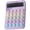 Purple, variant on Whaledi Modern Design Mechanical Keypad Calculator User Friendly Display Calculator