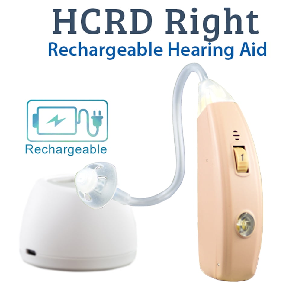 HearClear HCRD Rechargeable Hearing Aids with Charging Station and