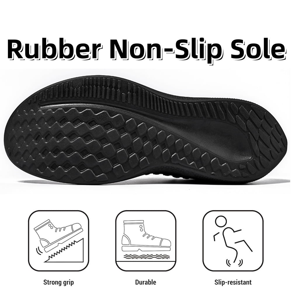 Mens Casual Leather Shoes Outdoor Hiking Work Shoes Breathable Lightweight Sneakers Comfortable Lace-up Driving Shoes Black 10 US
