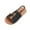 Black, variant on THDHVS Flat Sandals for Women,Fashion Casual Tassel Summer Flat Slippers Black 6.5