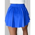 thumbnail image 2 of DOKOTOO Women Skorts Bottoms High Waist Layered Skirts with Built-in Shorts Workout Skirts, 2 of 9