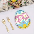 thumbnail image 2 of MXTPOV 10pcs Paper Plates for Party, Cute Easter Eggs Shaped Plates for Holiday Picnic, Easter Decorations, Disposable Plates, Home Decor, 2 of 5