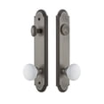 thumbnail image 2 of Grandeur Arc Tall Plate Single Cylinder One Piece Knobset with Hyde Park Knob, 2 of 6