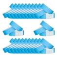 thumbnail image 1 of 100 pulseras autoadhesivas para eventos, para historiales de enfermería Azul, 1 of 8