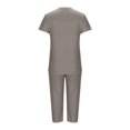 thumbnail image 4 of Solid Lounge Sets for Women Casual Baggy Yoga Sportswear Suit Comfy Lightweight Matching Pajamas Set Loungewear, 4 of 5