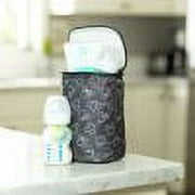Disney Baby by J.L. Childress Tall TwoCOOL Breastmilk Cooler, Baby Bottle and Baby Food Bag, Mickey Minnie Grey