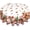 Gingerbread, variant on Xmas Tablecloth Round 60 Inch Gingerbread House Holiday Table Cloth Water Resistant Fabric Table Covers for Kitchen Dining Party Home Decor