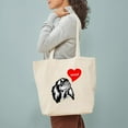 thumbnail image 3 of CafePress - English Toy Spaniel Tote Bag - Unisex Canvas Tote Bag, Beige, 1-Piece, 3 of 7