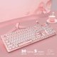 thumbnail image 2 of Combo de teclado y ratón para juegos LexoneLEC Pink Retro Style, 2 of 9