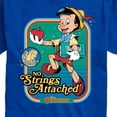 thumbnail image 3 of Pinocchio - No Strings Attached - Men's Short Sleeve Graphic T-Shirt, 3 of 5