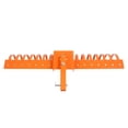 thumbnail image 3 of KOJEM 48" Tow Behind Landscape Rake W/ 2" Receiver Compatible with Lawn Tractors ATV UTV Heavy-Duty Steel with Powder Coated Orange Finish, 3 of 7