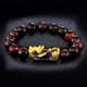 thumbnail image 3 of de de obsidiana Feng Shui para mujeres Hombres Pi rojo marrón Zulema Pulsera de riqueza, 3 of 8