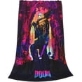 thumbnail image 2 of MF Music Doom Blanket Ultra-Soft Cozy Flannel Bed Blankets and Throws for All Seasons Warm Lightweight Microfiber Air Conditioning Blanket for Bed Couch Sofa Bedroom Decor 60"x50", 2 of 6