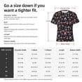 thumbnail image 4 of Rocae Colorful Mushrooms in Doodle Style for Men's Moisture-Wicking Crew Tee - T-Shirt for Sports, Outdoor Activities, and Casual WearSmall, 4 of 9