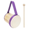 thumbnail image 1 of Drum, Children Drums Sheepskin Head Pretty Design Wooden Body With Stick For Performance, 1 of 8