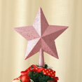 thumbnail image 4 of Pentagrama de plástico para vacaciones, estrella superior del árbol de Navidad de Belén para Navidad, fiesta en casa, decoración al aire libre, 25cm, 4 of 4